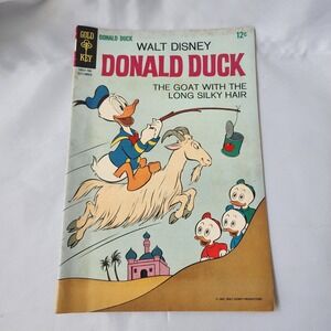 Walt Disney Donald Duck #115 Comic Book Gold Key 1967 Silver Age BnB VG Original
